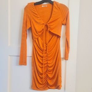 Peppermayo Corsa Mini Dress Orange Body on Sz. 6